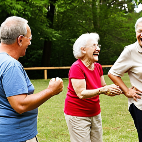 **Prompt 1:** A vibrant and diverse group of people, including corporate teams collaborating, families enjoying outdoor activities, and active seniors engaging in gentle programs, all immersed in a recreational setting. The scene radiates genuine connection, laughter, and a sense of well-being. Subtle elements hint at educational growth, social inclusion, and environmental consciousness, emphasizing the deeper value of recreation beyond mere fun. The overall atmosphere is bright, warm, and inviting. --ar 16:9 --v