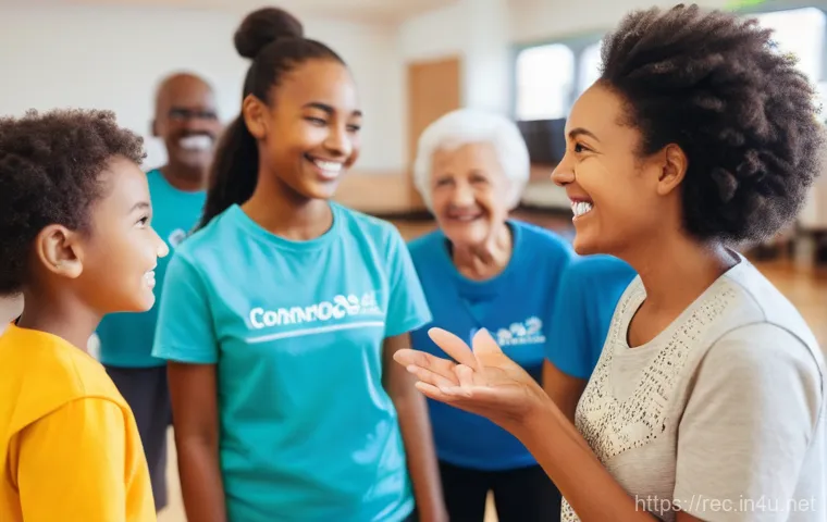 레크리에이션 지도자의 대인관계 기술 - **Prompt 1: Empathetic Connection in Diverse Recreation**
    A female recreation leader, in her lat...