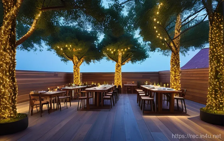 레크리에이션 지도자와 성과 지표 - Lively Cypress Tree Crafting Workshop for Couples**
A brightly lit, modern community center hall fil...