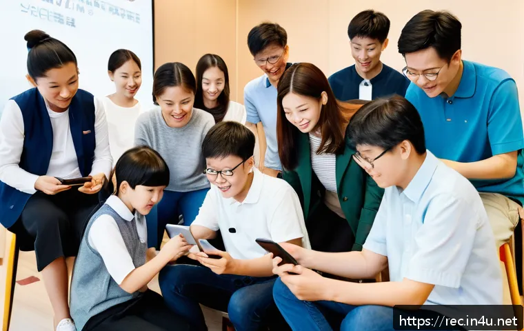 레크리에이션 지도자 커뮤니티 활동 참여 - A vibrant community recreation scene showing a diverse group of participants spanning multiple age g...